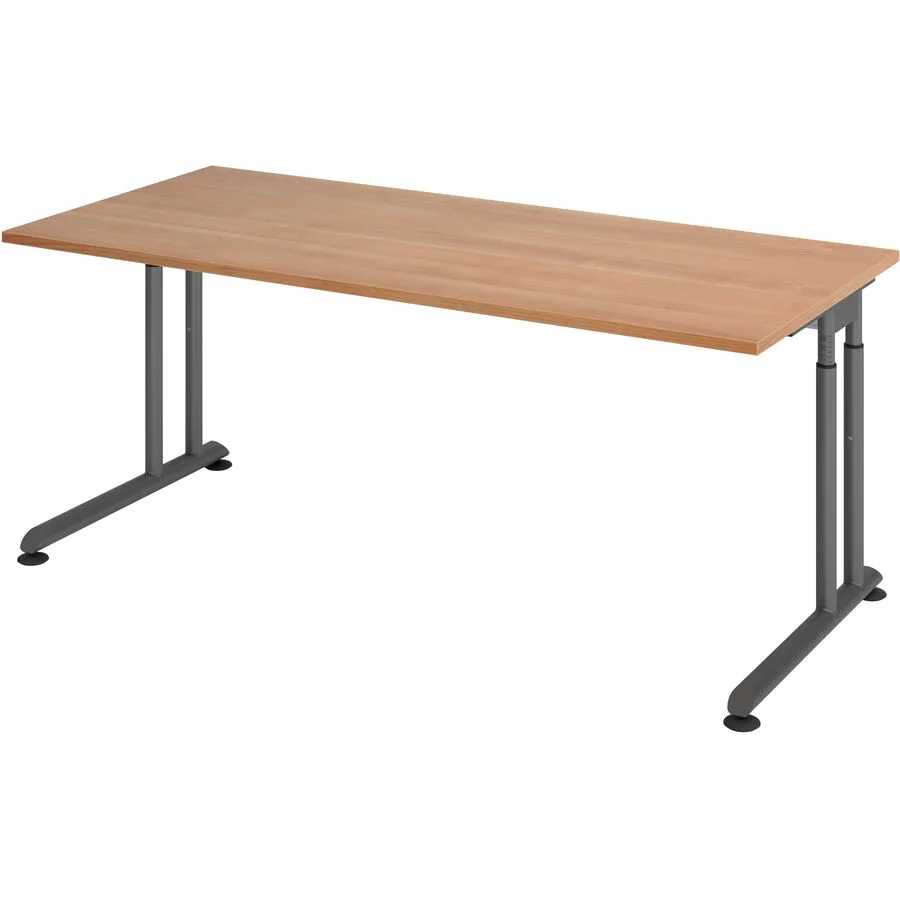 Schreibtisch Office nussbaum Holzwerkstoff B 180 T 80 cm