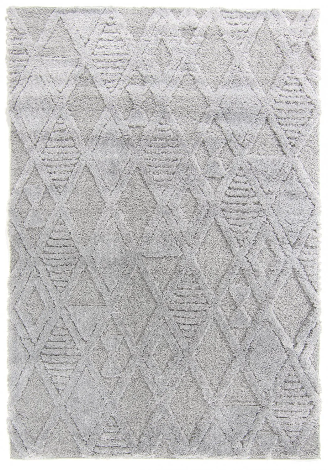 Ryetepper - Rostock (grå) (Størrelse: 160 x 230 cm)
