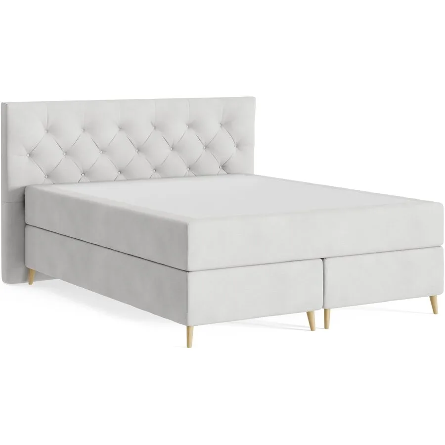 Boxspringbett Sørensen Wish - 02 Cream 160 x 200 cm - Möbel Konfigurator: Traummöbel individuell zusammenstellen