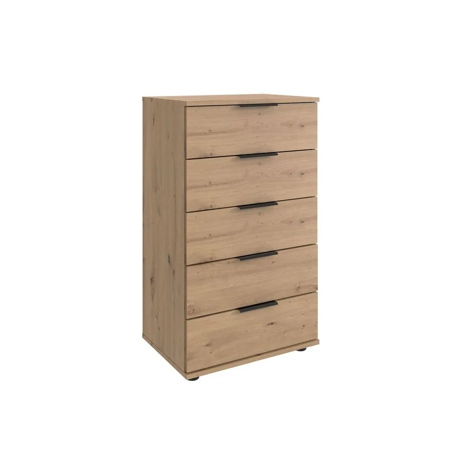 Kommode Metaa Eiche Nachbildung Holzwerkstoff B 49 H 102 cm