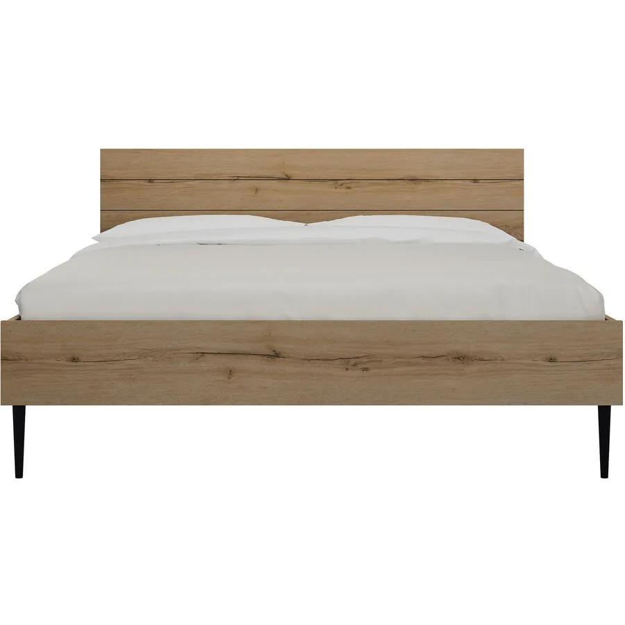 Bett Lusi Eiche Dekor Holzwerkstoff 160 x 200 cm