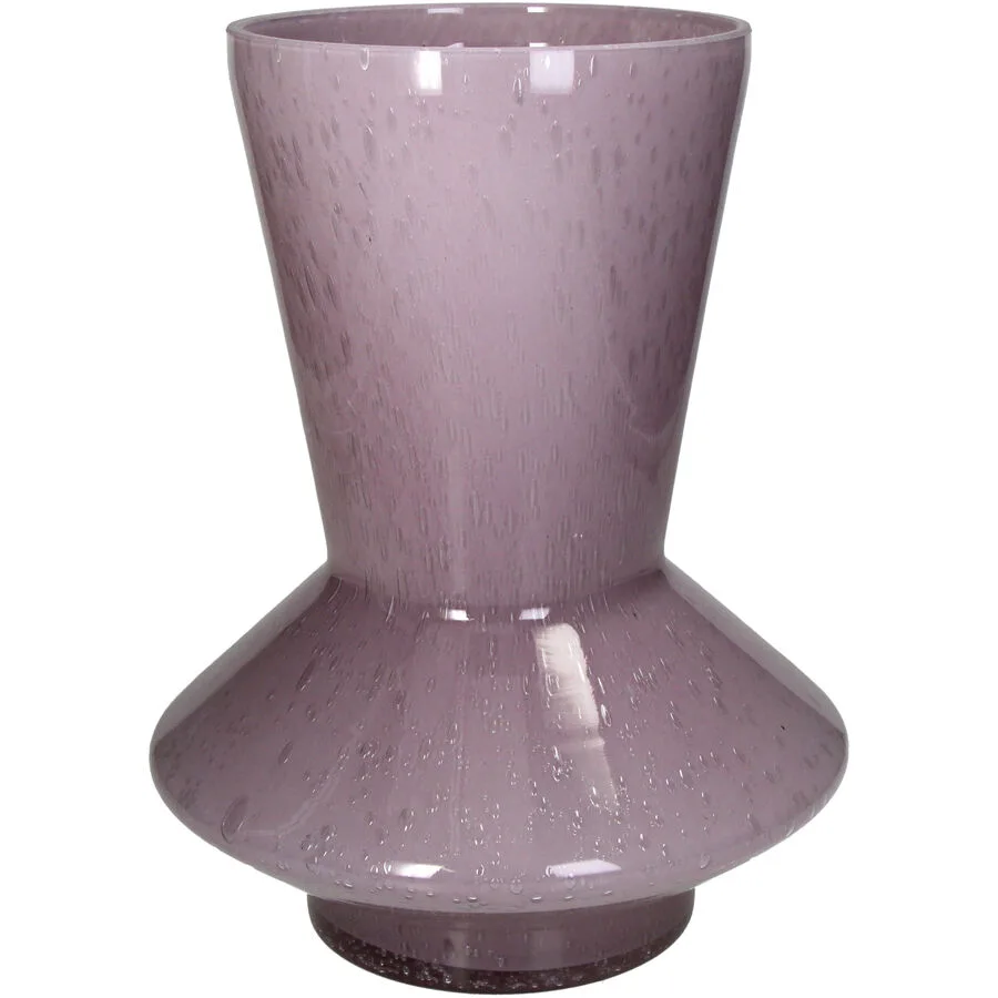 Vase Myko flieder Glas D 24 H 30 cm