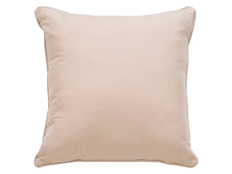 Kissen PANAMA 45x45cm beige unifarben