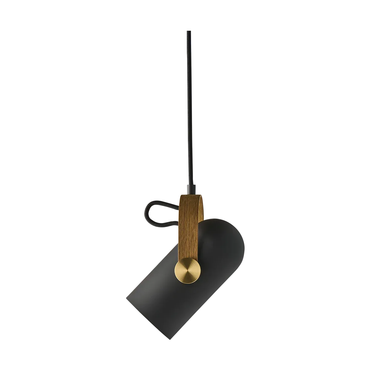 Le Klint Carronade II pendel Svart-rökt ek, small