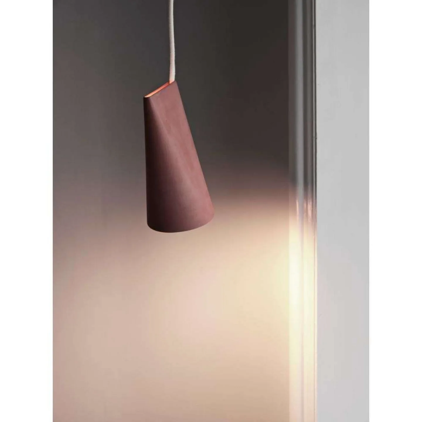Ceramic Narrow Pendel Terracotta - Moebe - Stue - Annet