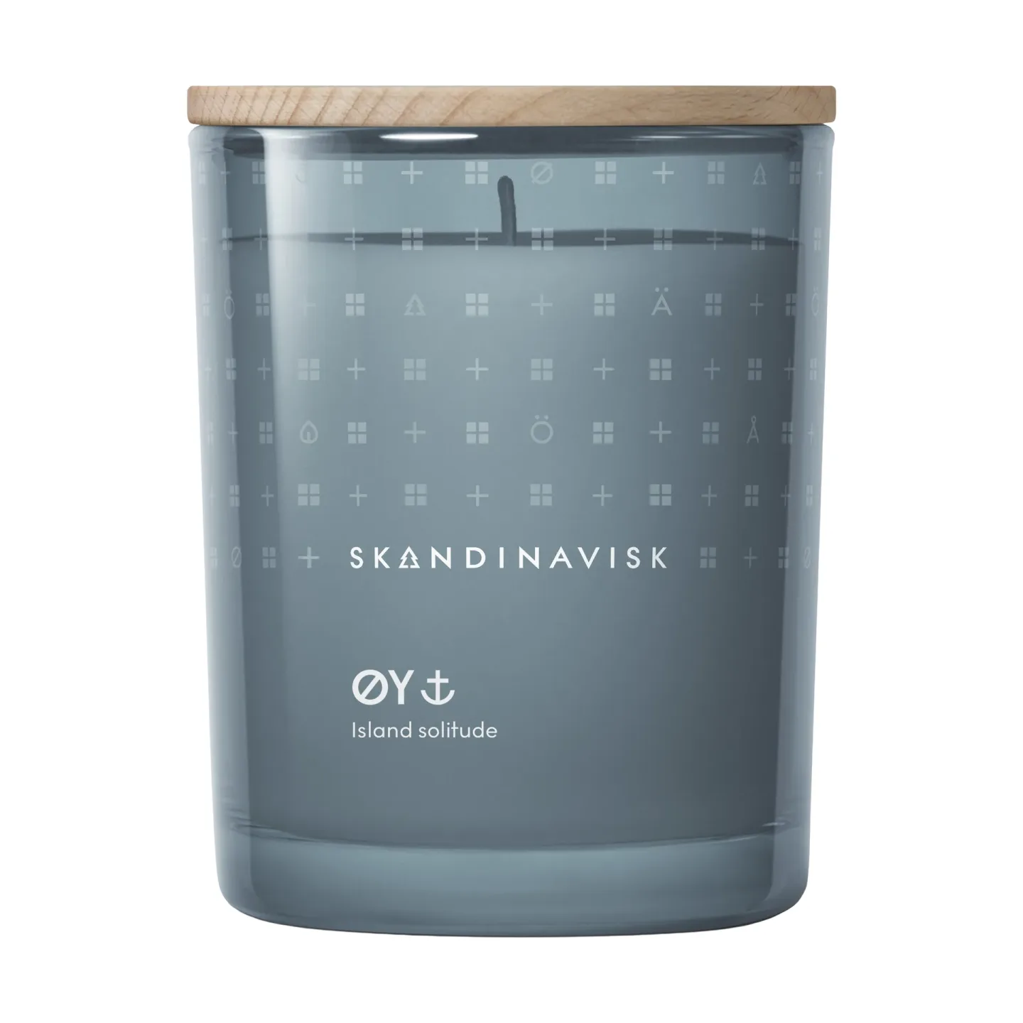 Skandinavisk Øy doftljus med lock 200 g