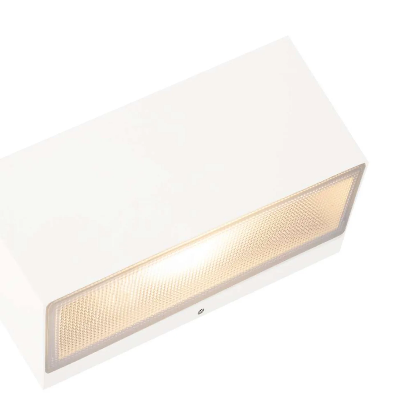 Asker Big Down LED Udendørs Væglampe Hvid - Norlys - Terrasse - Aluminium