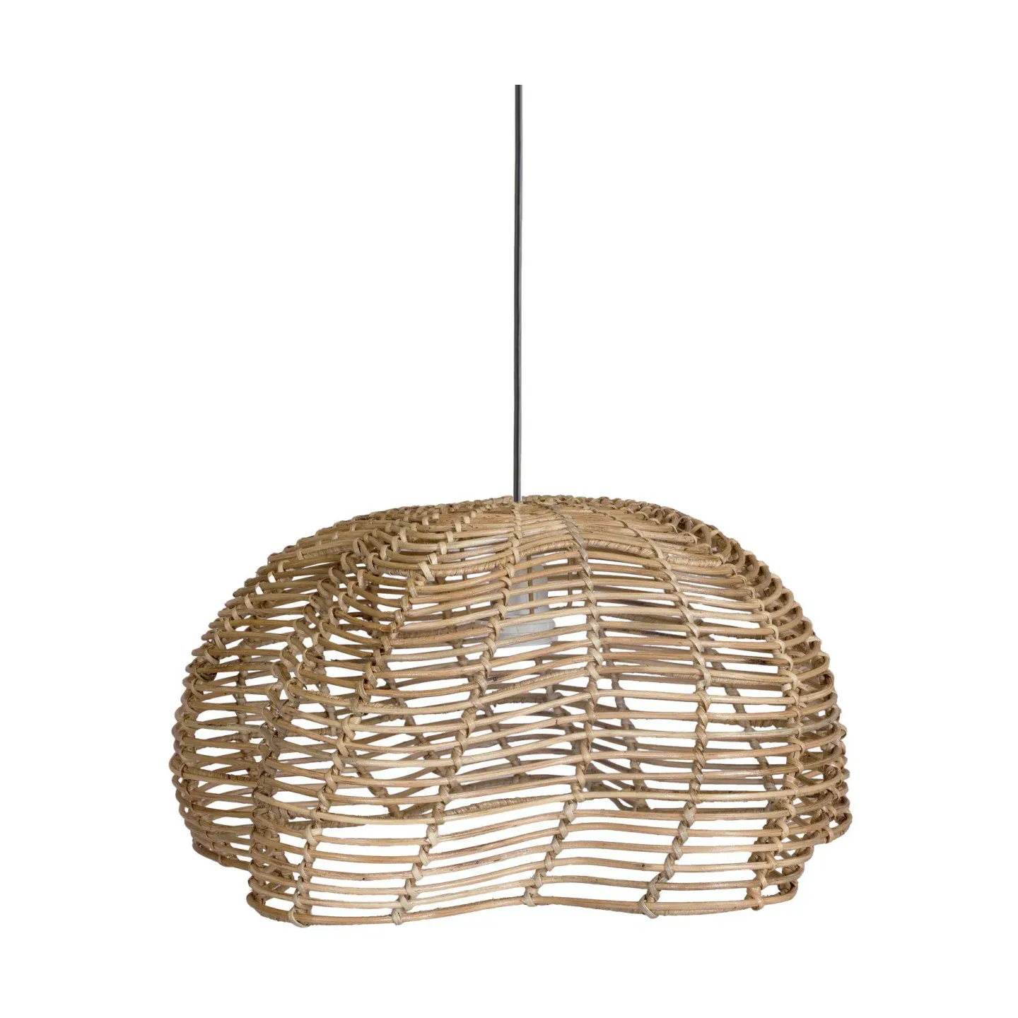 PR Home Mayla Pendelleuchte für den Außenbereich Natur, Ø43x24 cm