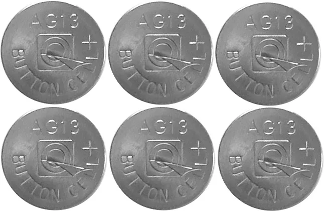 Star Trading - Batteri 6-p AG13/LR44 - Tillbehör - Silver