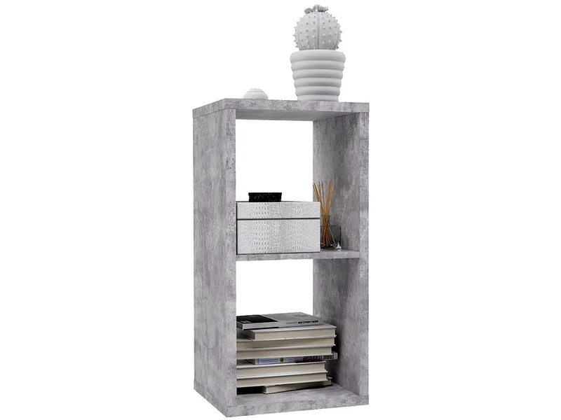 Regal CUB CONCRET 39.5x32.9x72.8cm 2 Fächer beton