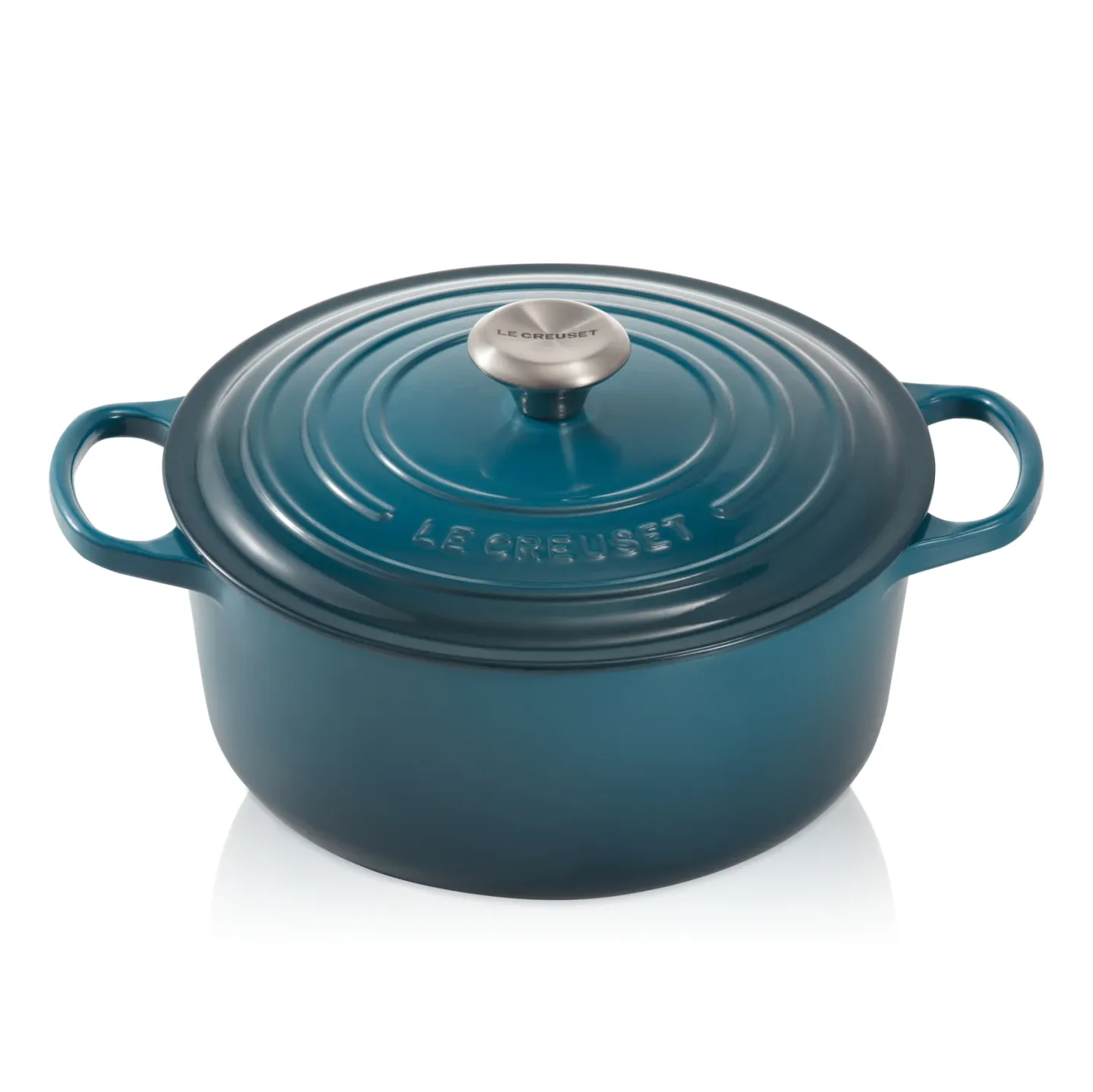 Le Creuset Le Creuset Signature rund gryta 4,2 l Deep Teal