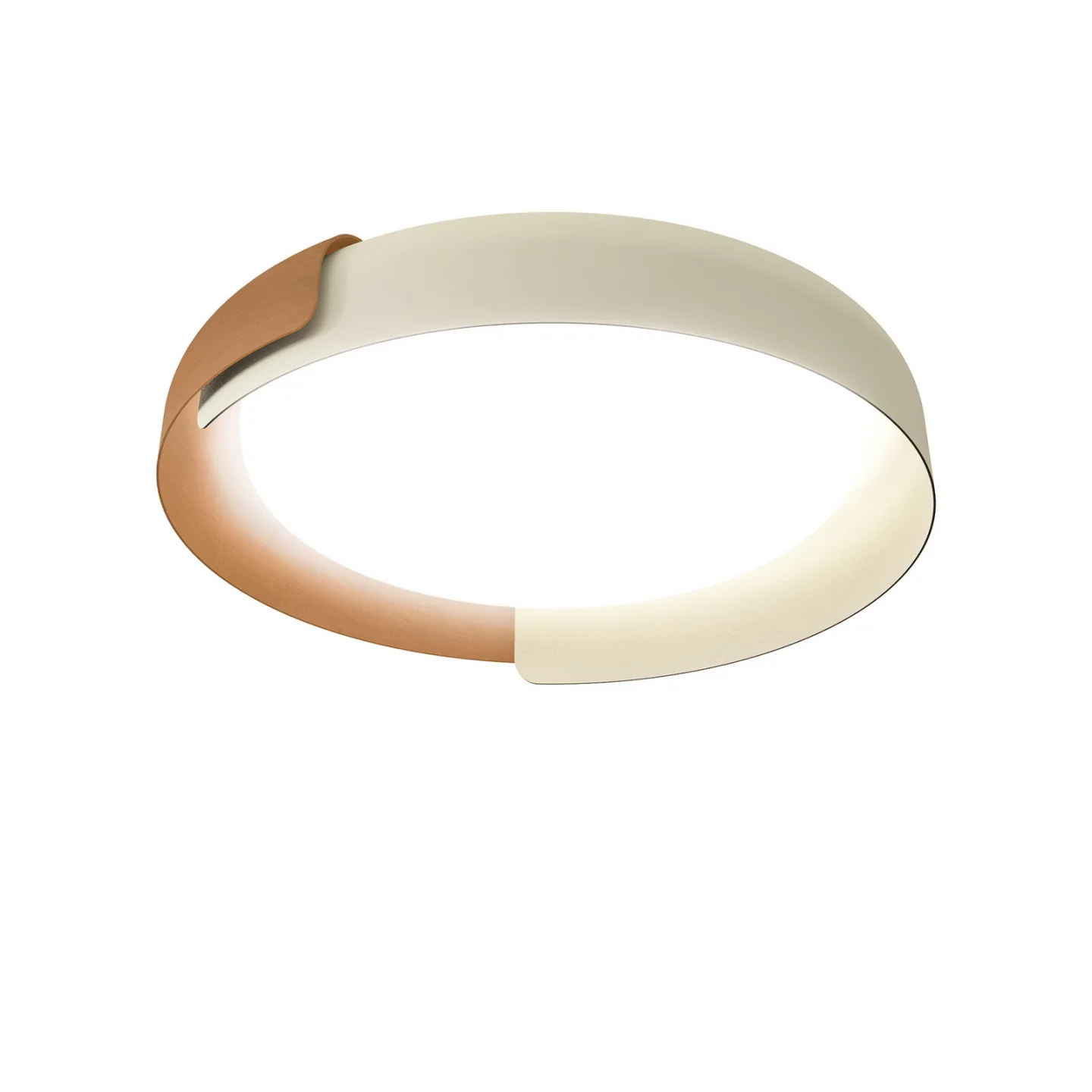 Dala Loftlampe Sand/Copper - KDLN - Stue - Design - Metal - Rund