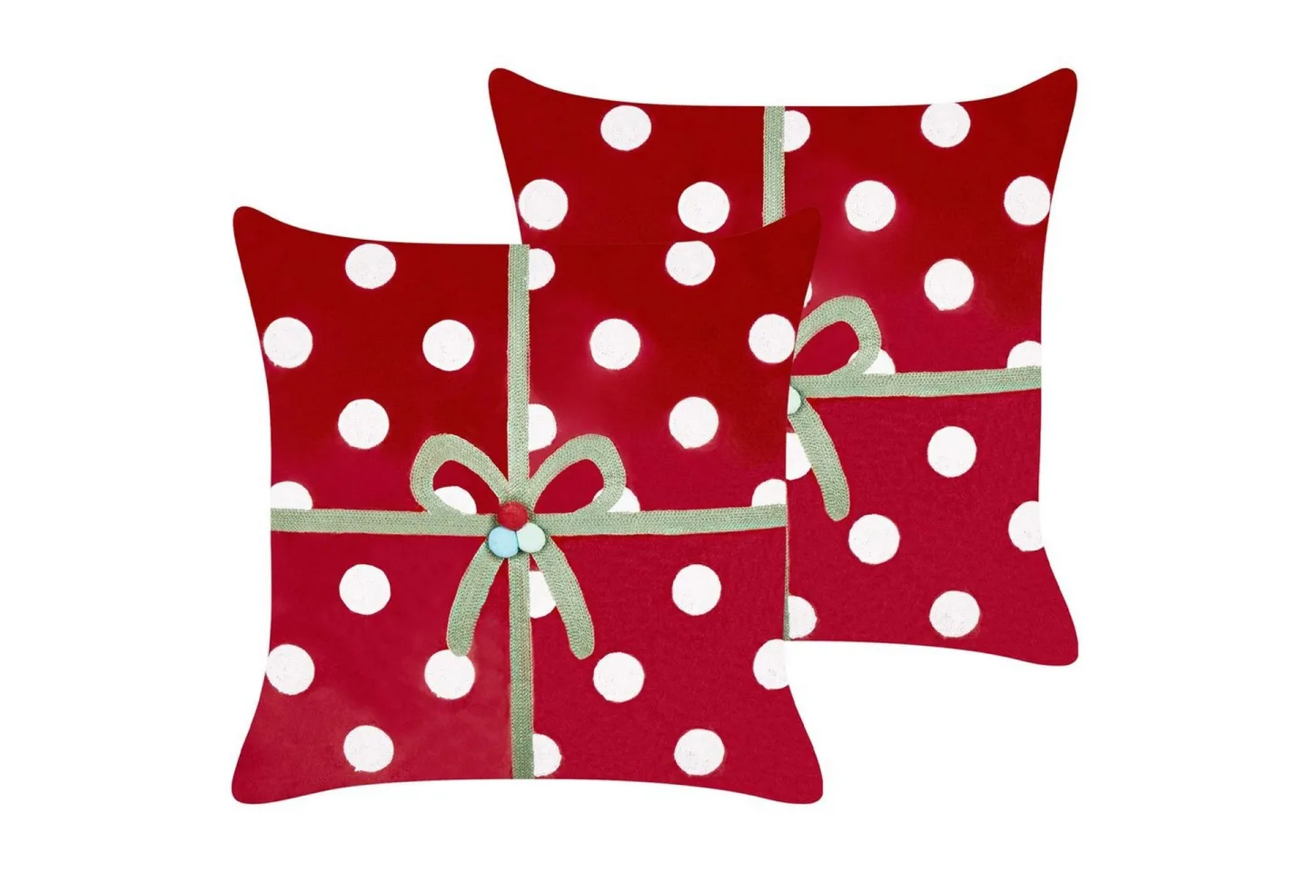 Prydnadskuddar Gumdrop set om 2 -