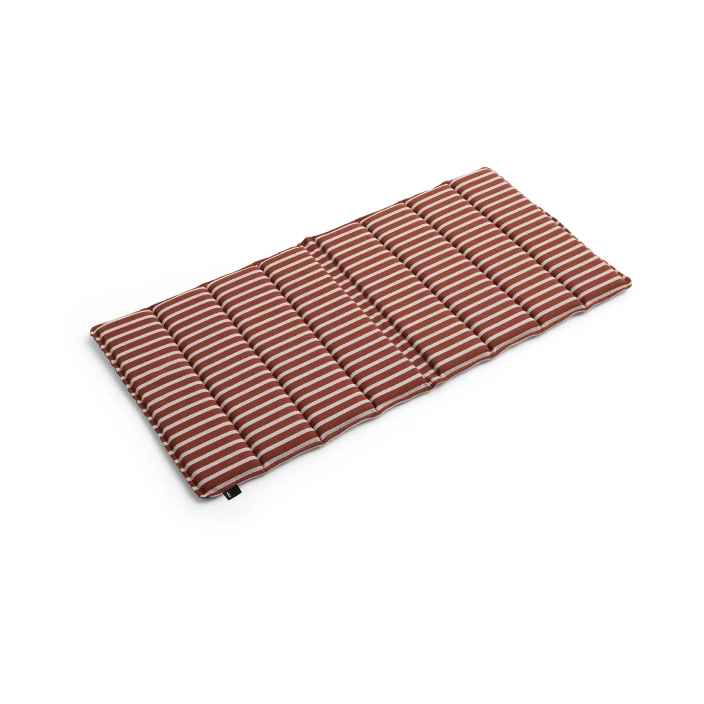 HAY Terrazza Folding Sitzkissen Terracotta bold stripe, 82x40 cm