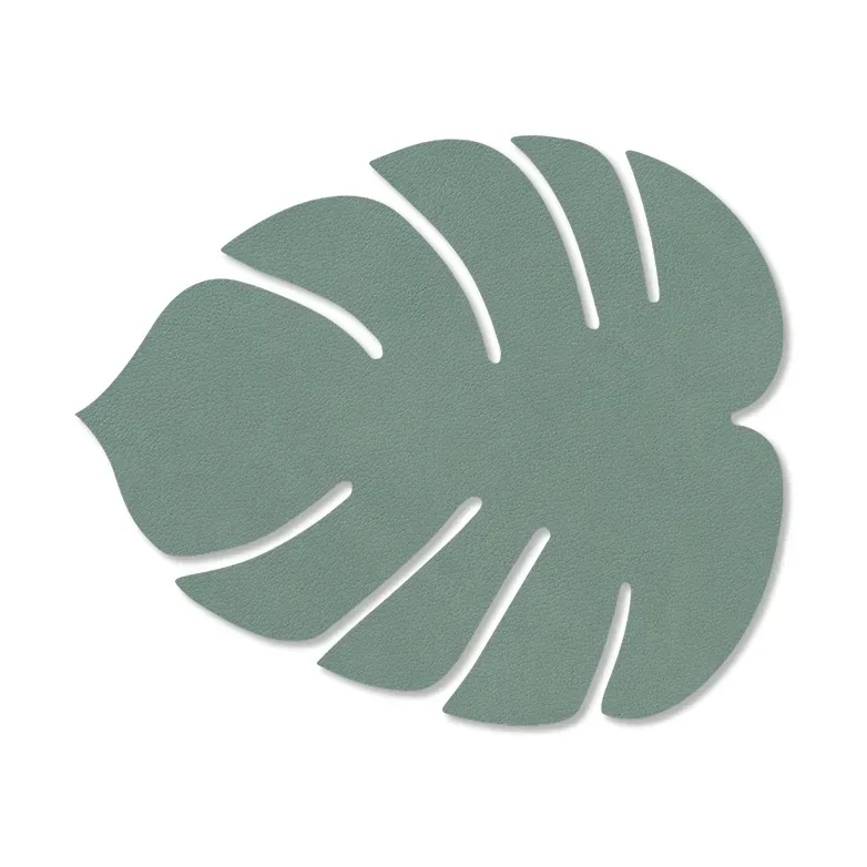 LIND DNA Monstera Leaf Nupo Glasuntersetzer Pastellgrün