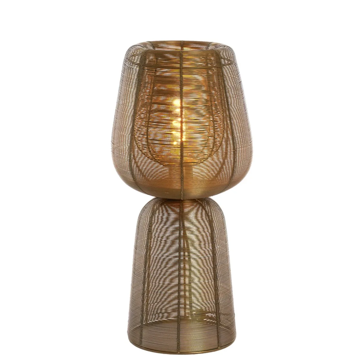 Light & Living - Aboso 54cm - Bordslampa - Brons