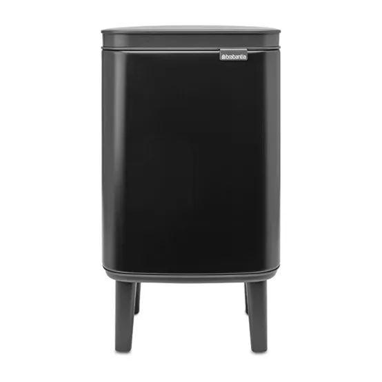 Brabantia Bo Abfalleimer hoch 4 L Mattschwarz