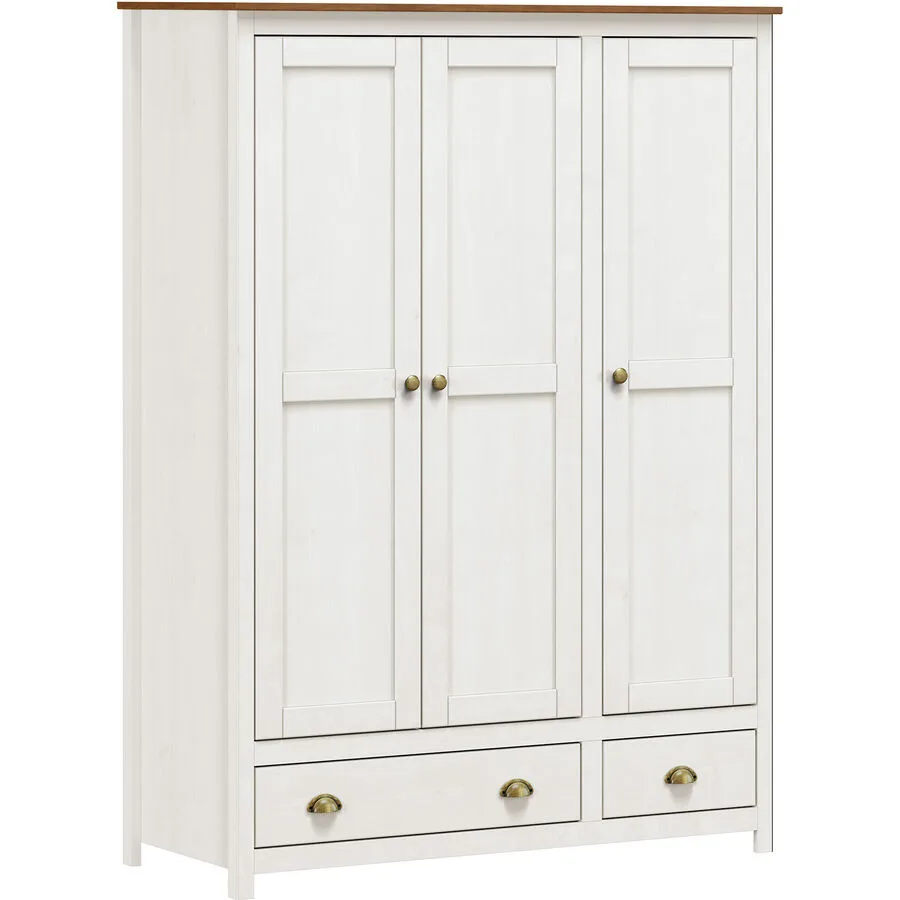 Kleiderschrank Julio weiss Kiefer B 136 cm