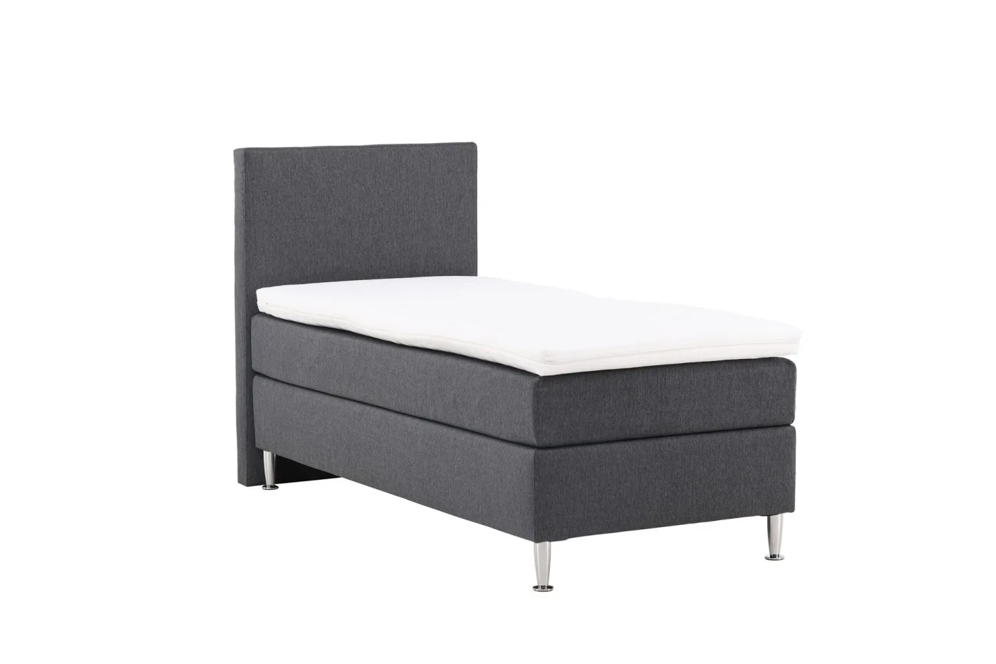 Toledo Sängpaket Kontinentalsäng 90x200 cm - Mörkgrå