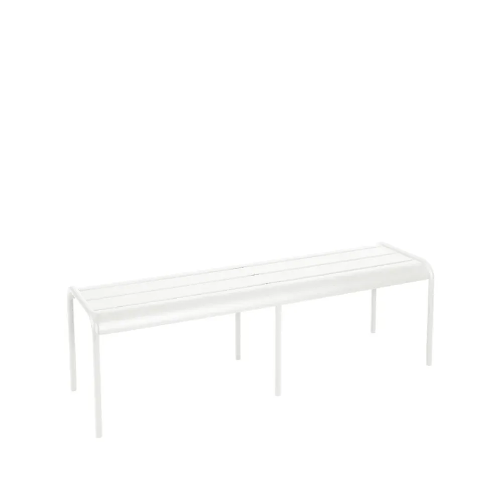 Fermob Luxembourg bänk Cotton white (vit)
