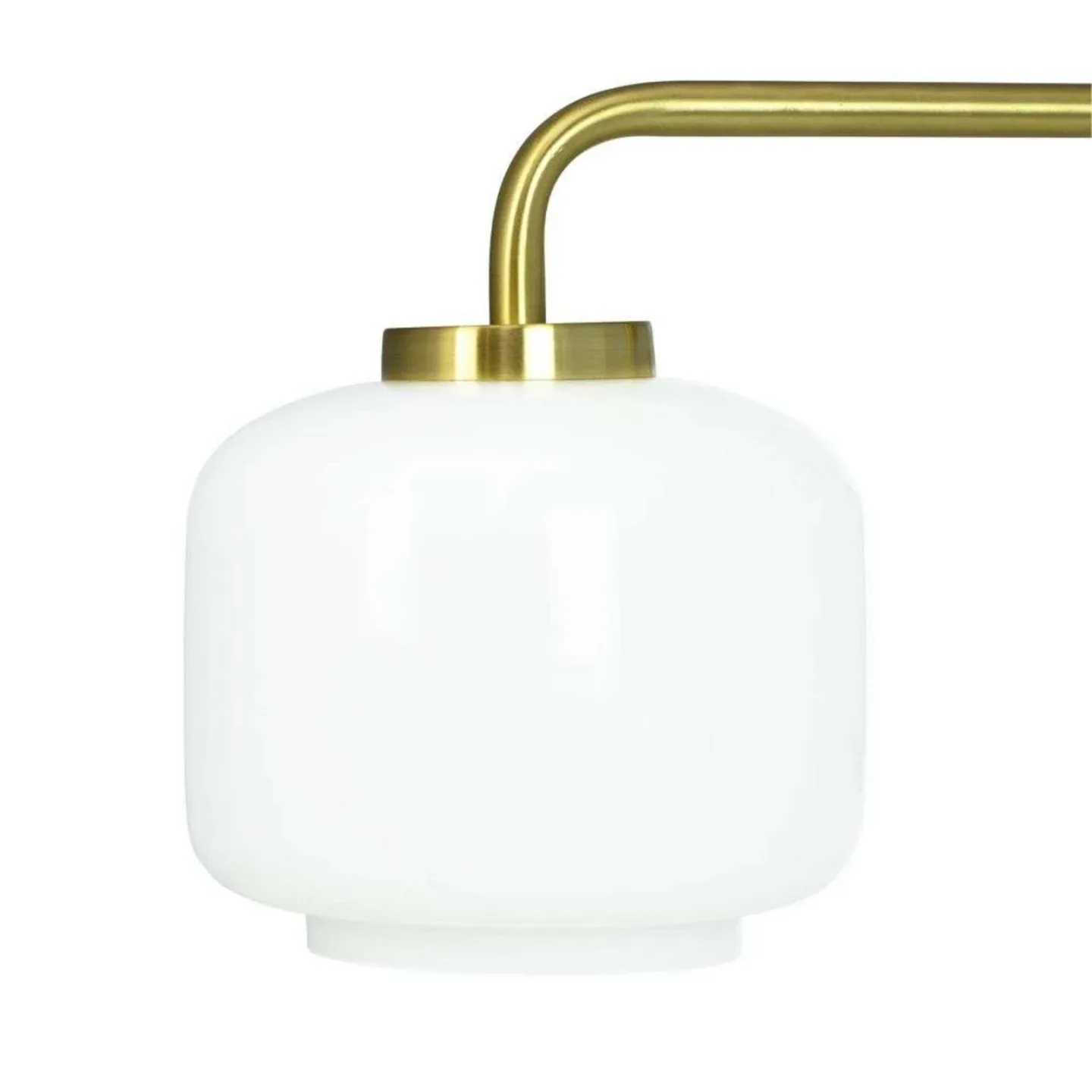 Arp 3 Kronleuchter, opal/messing, 3-flg. - Dyberg Larsen - Wohnzimmer - Skandinavisch - Metall - Mehrflammig