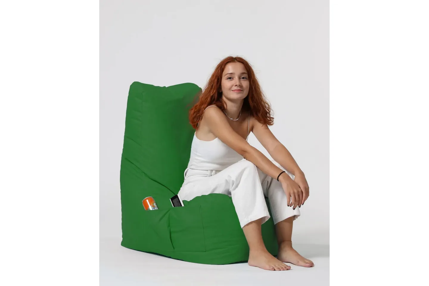 Sittsäck Utomhus Dimants 60 cm - Grön