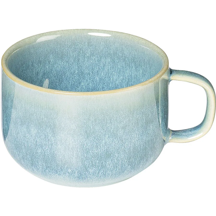 Gipfelstück Kaffeetasse Tiefer See Grün Steinzeug 0.22 l