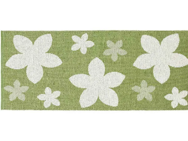 Plastmatter - Horredsmattan Flower (grønn) (Størrelse: 70 x 50 cm)