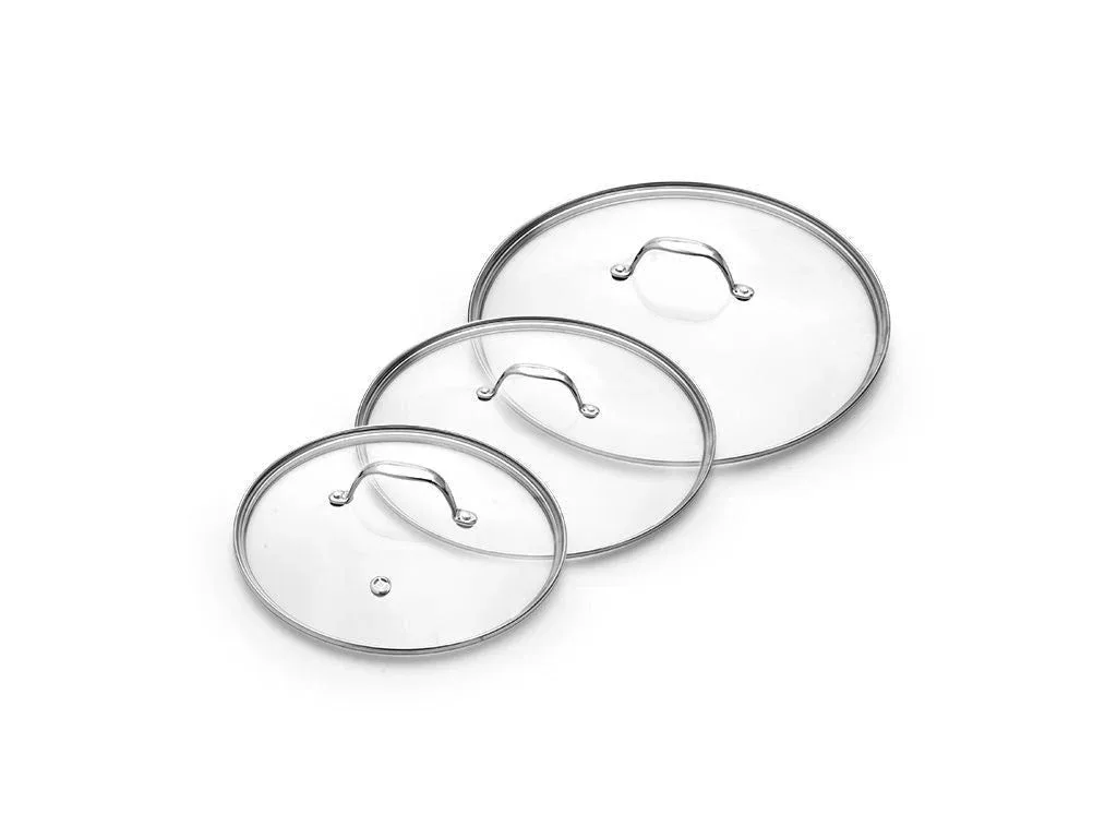 GLASDECKEL-SET 20/24/28 CM – 3-TEILIG