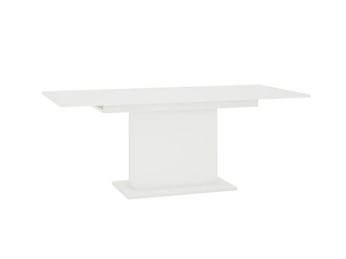 Esstisch 160 - 200 cm ausziehbar weiß - MADRAS