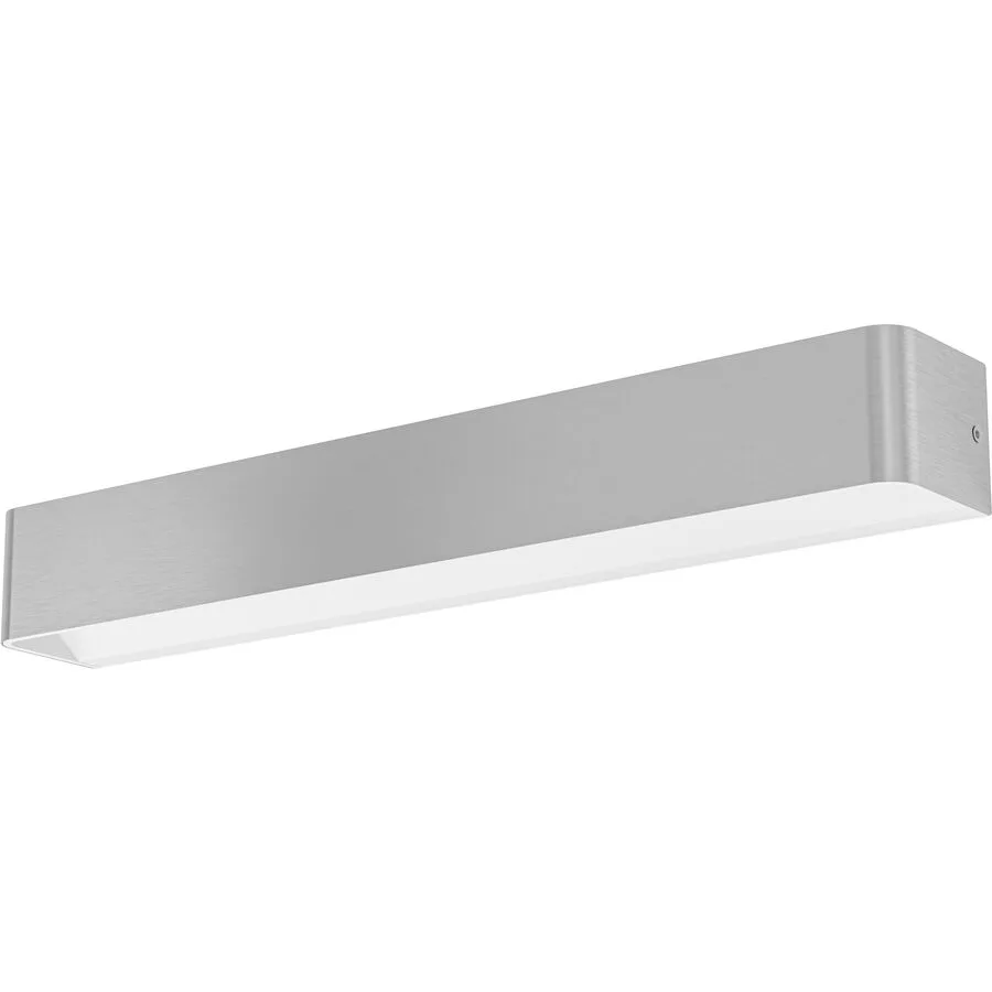 Eglo Wandlampe Sania 5 Weiss/Grau Stahl 8 cm - Farbe: Nickel matt/weiss - LED - Lichtfarbe: Warmweiss - LED Energiesparlampen
