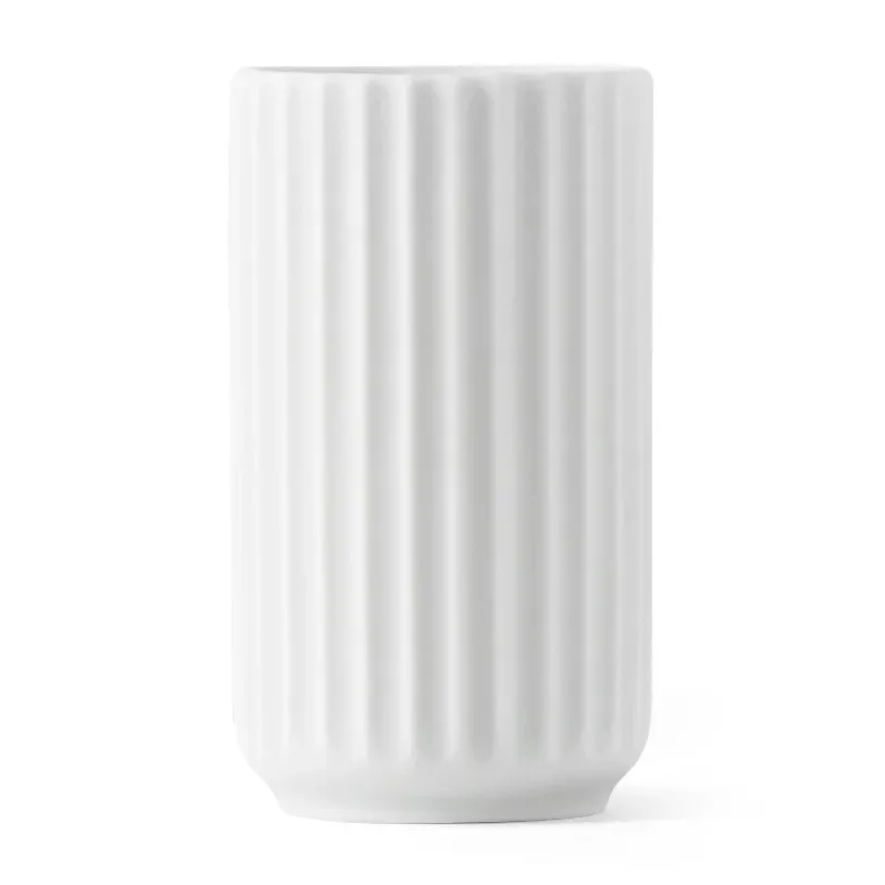 Lyngby Porcelæn Lyngby vas vit 8 cm