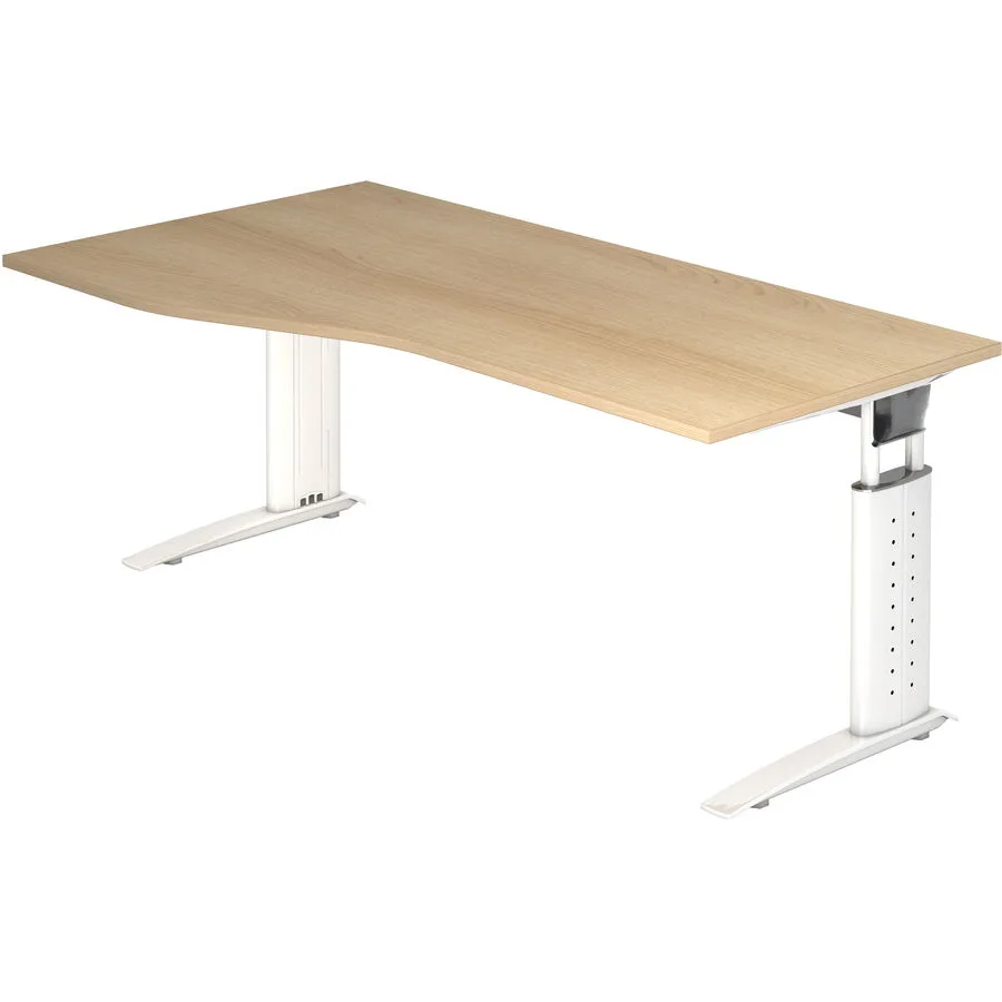 Schreibtisch Office Eiche Dekor Holzwerkstoff B 180 T 100 cm