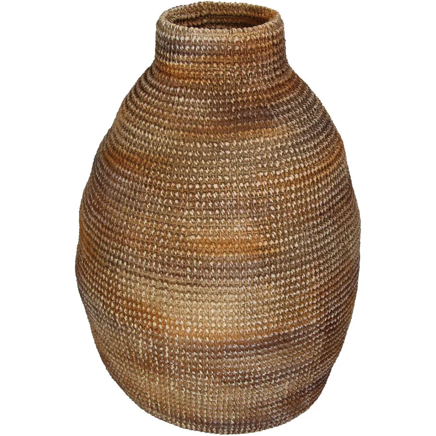 Vase Myko braun Polyresin D 22 H 36 cm