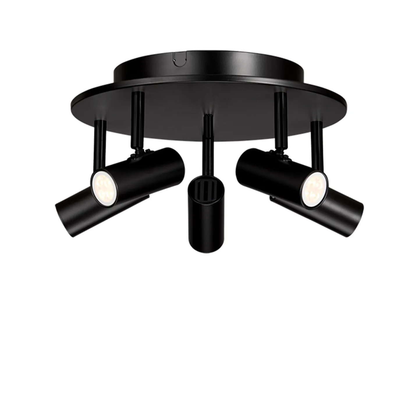 Cato 5-spot Plafond Matt Svart/Matt Svart - Belid - Vardagsrum