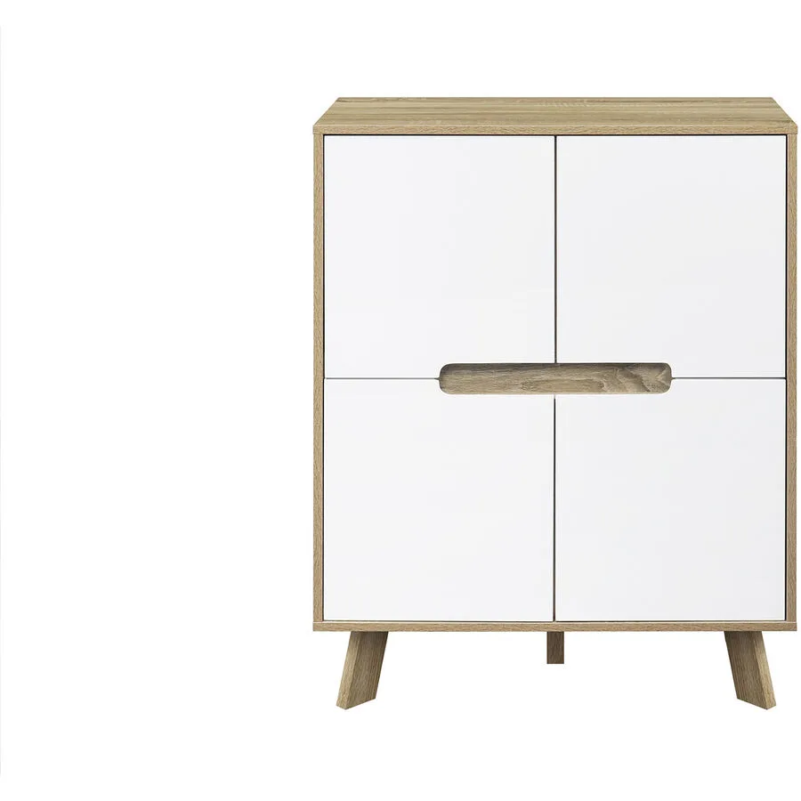 Kommode Mali Natur MDF B 80 H 102 cm
