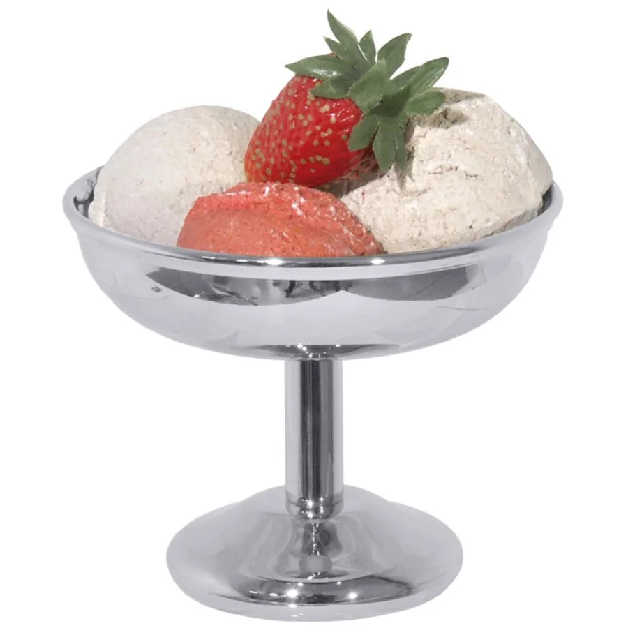 Eisbecher Contacto Bander Silber Edelstahl 10 cm 8.5 cm
