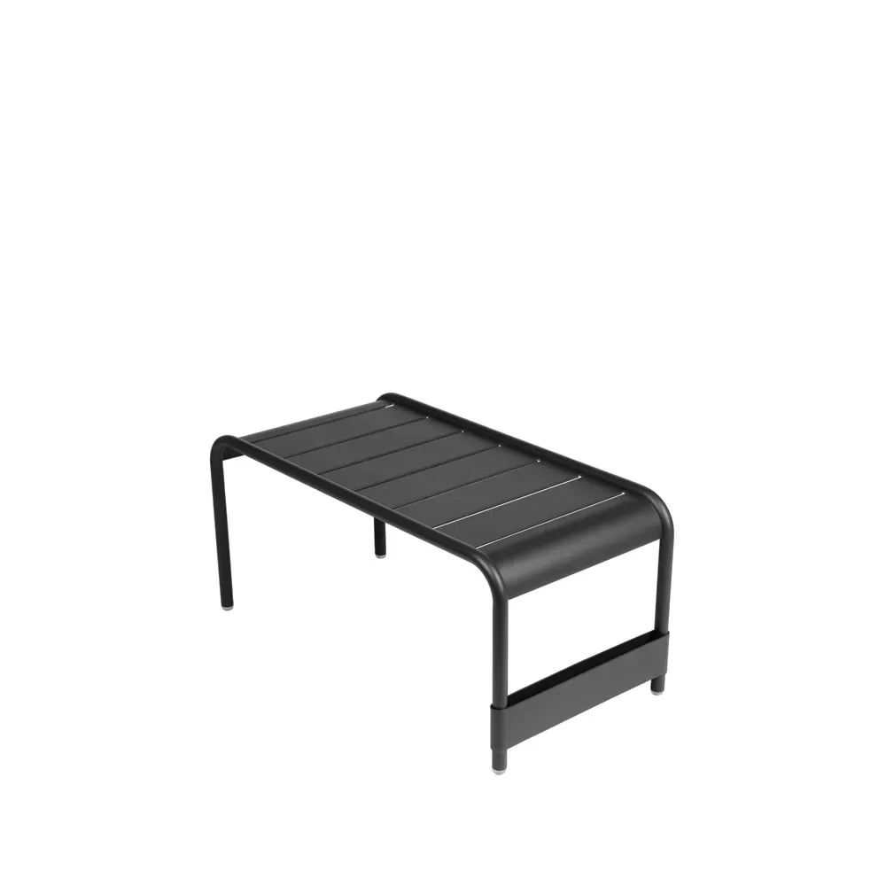 Fermob Luxembourg bord/fotpall Liquorice (svart), large