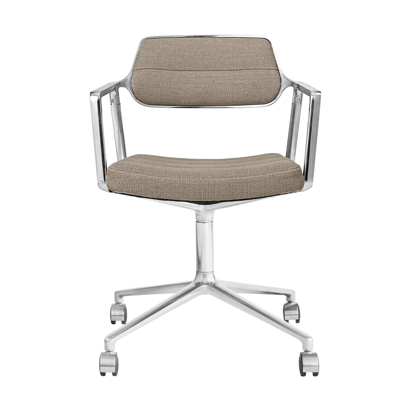 Vipp Vipp453 Swivel kontorsstol med hjul Tide dark sand-pol. aluminium