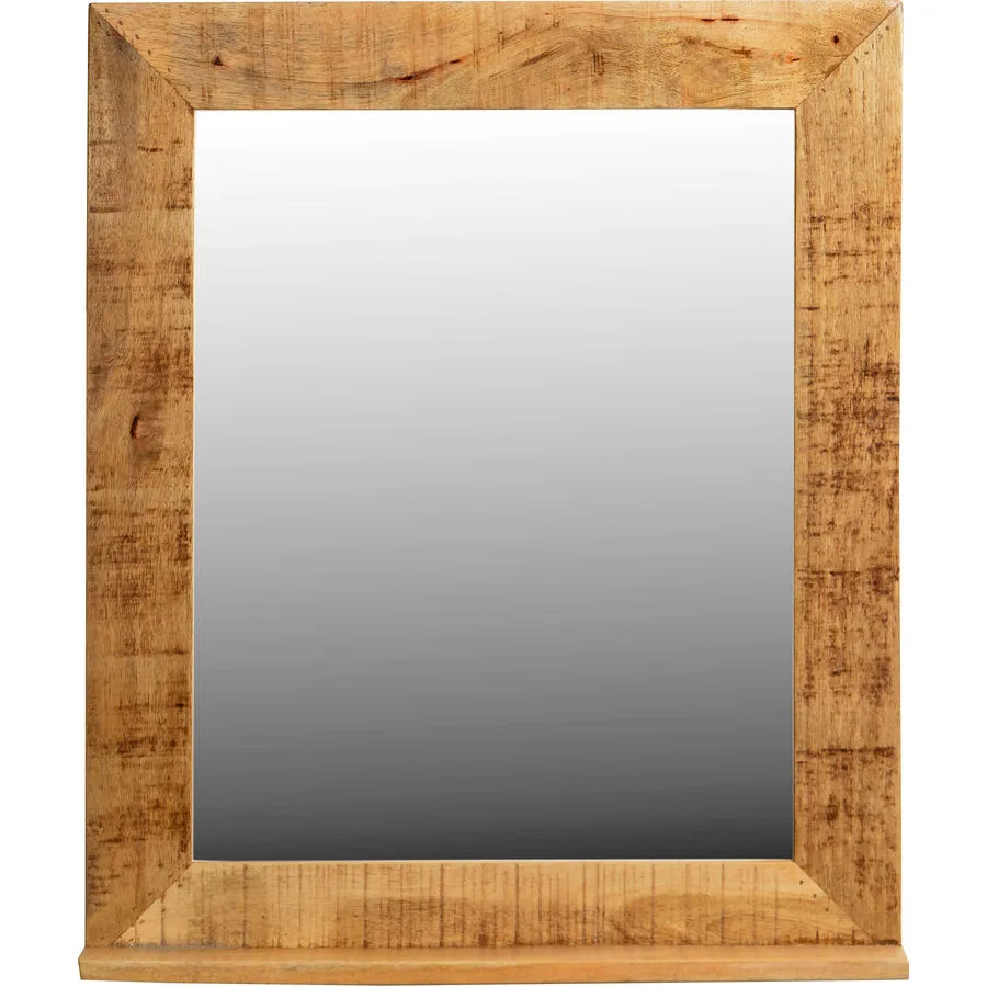 Wandspiegel Rusc Natur Mangoholz B 67 H 80 cm
