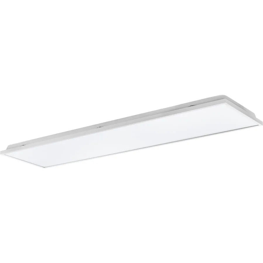 Eglo Deckenlampe Urtebieta Weiss Stahl 29.5 cm 5 cm - LED - Lichtfarbe: Helles Neutralweiss - LED Energiesparlampen