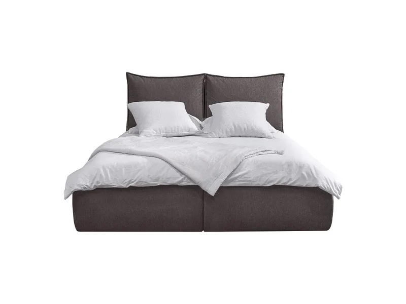 Kastenbett BOBOCHIC GARANCE 180x200cm mdf dunkelgrau