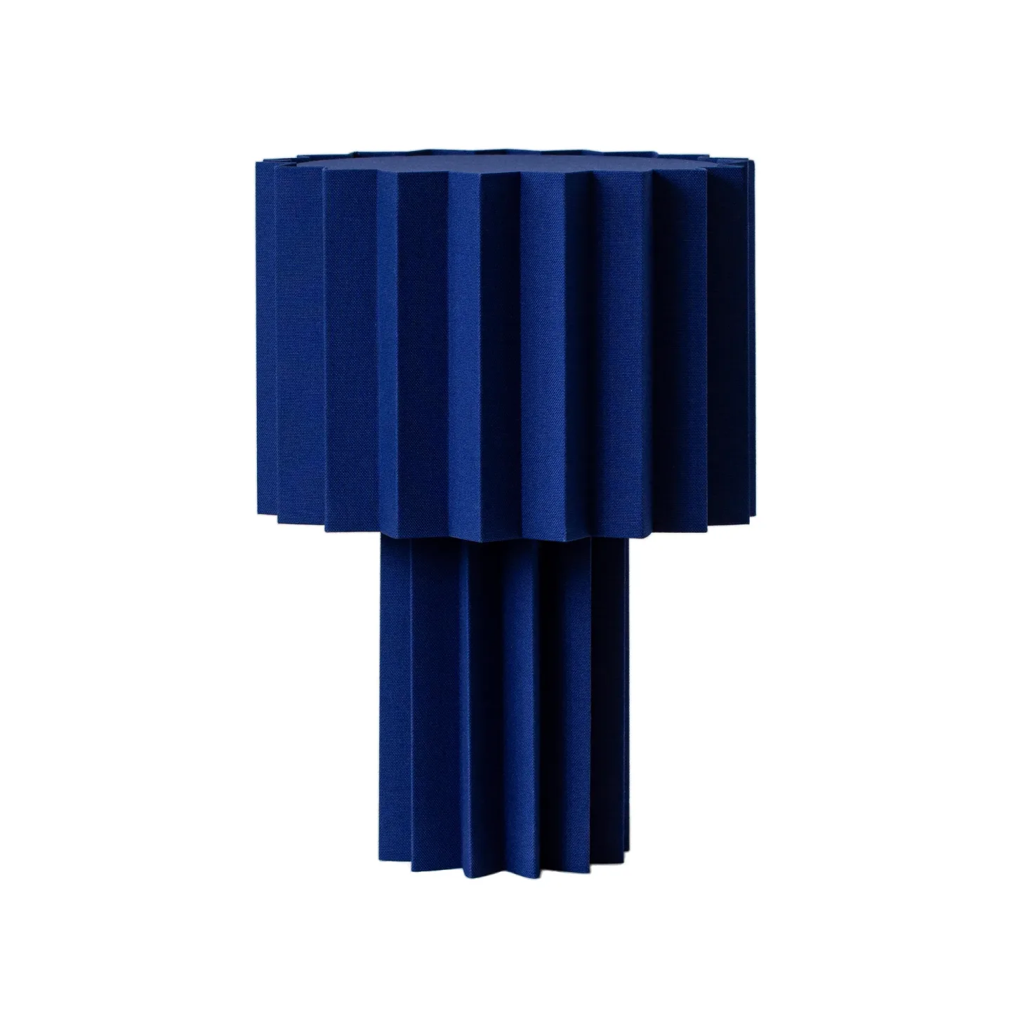 Örsjö Belysning Plissé Tischleuchte Textil Blau