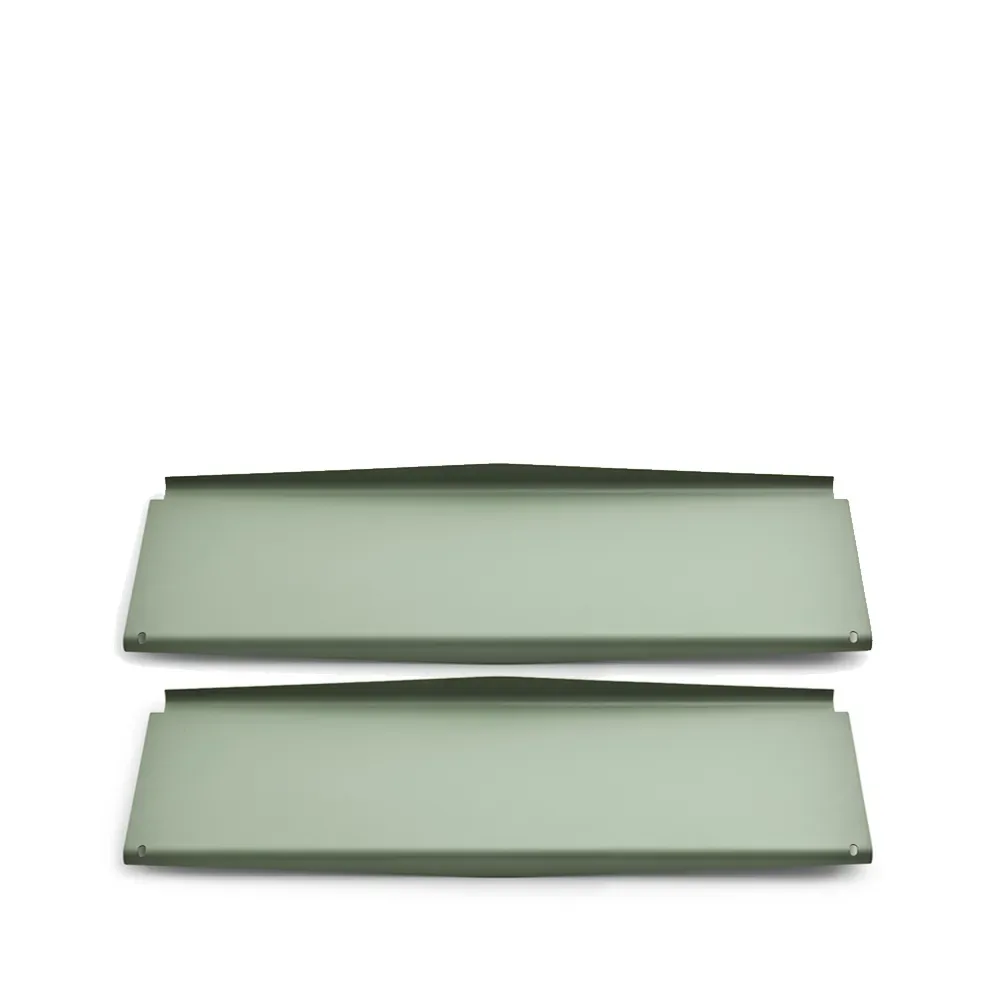 dk3 Ultra hyllplan grön, 2-pack, d.22 cm