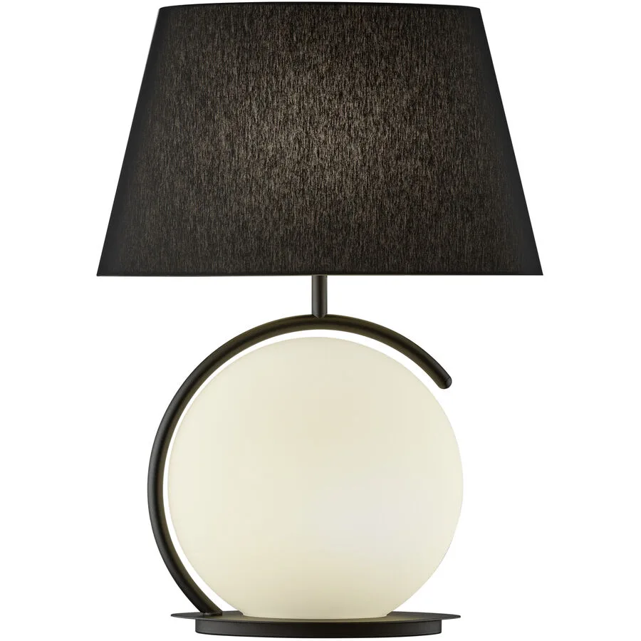 Designer-Tischlampe Bankamp Nana schwarz H 51 cm - Material: Eisen - LED - LED Energiesparlampen