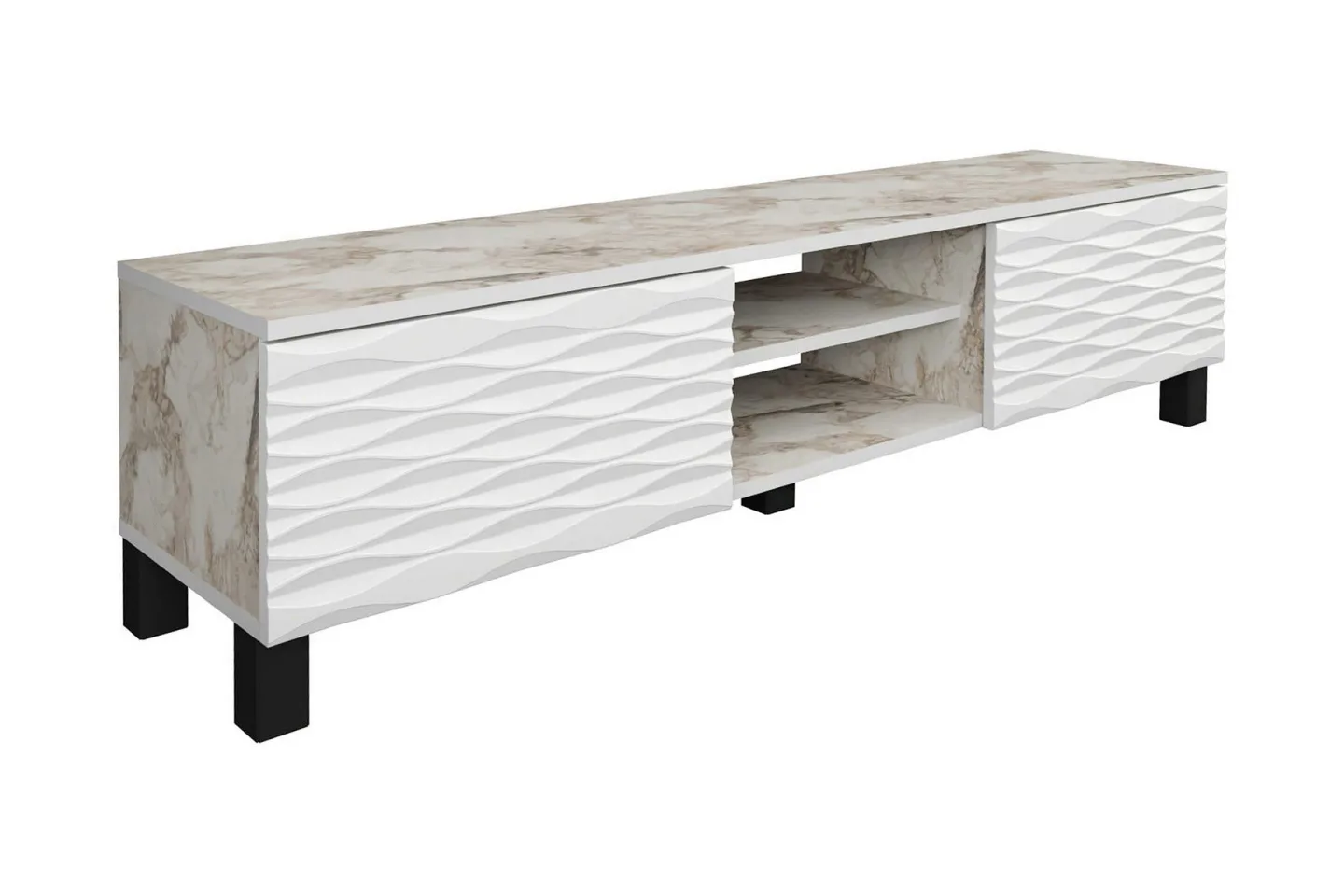 Rinorea Tv-bänk 150x40,3 cm - Vit
