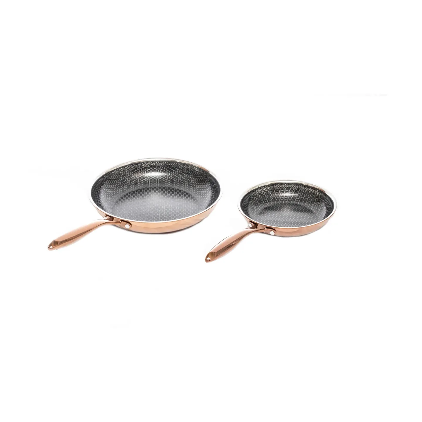 Hâws Hâws Santo Bratpfannenset Hybrid-Beschichtung 2-teilig Rose Gold