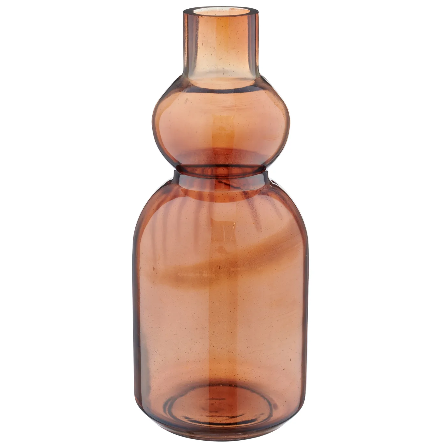 Gasper Vase Luster Finish, Glas, Zimt | Schubiger Möbel