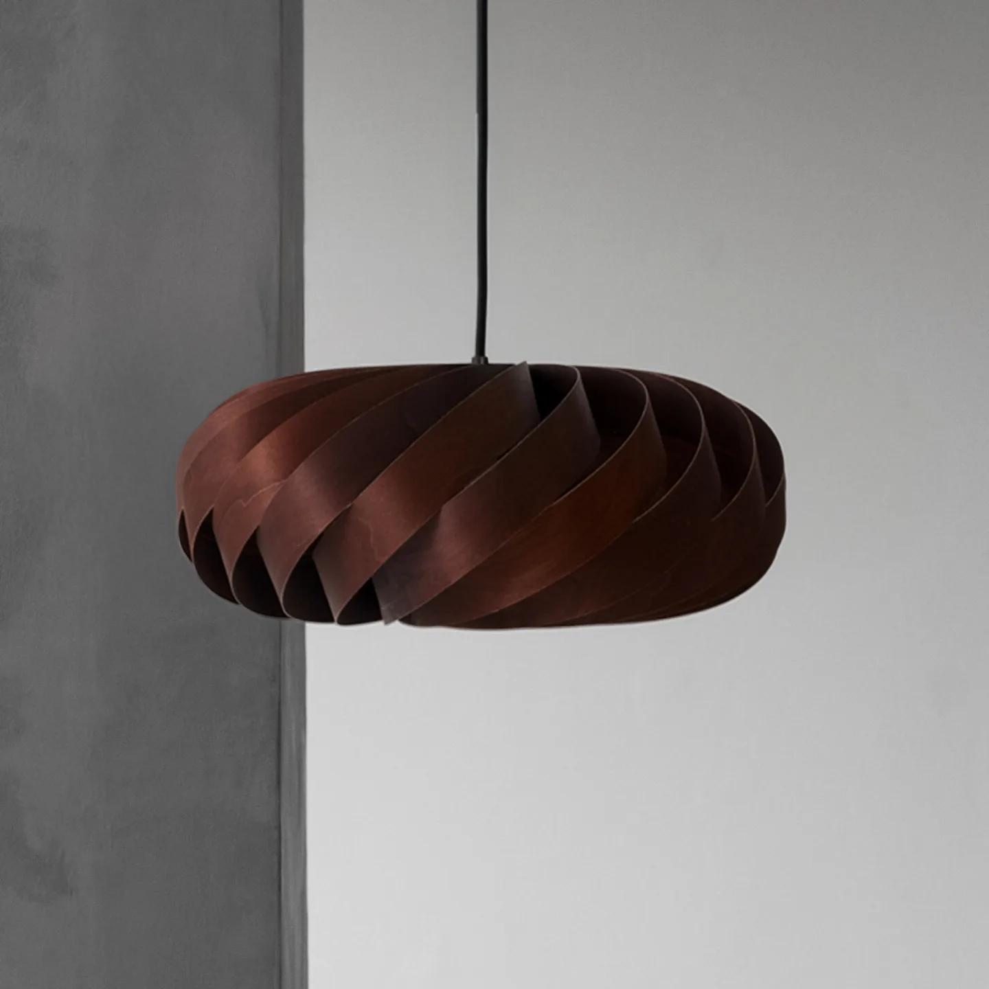TR5 Pendelleuchte Ø80 Birch Brown - Tom Rossau - Wohnzimmer - Holz