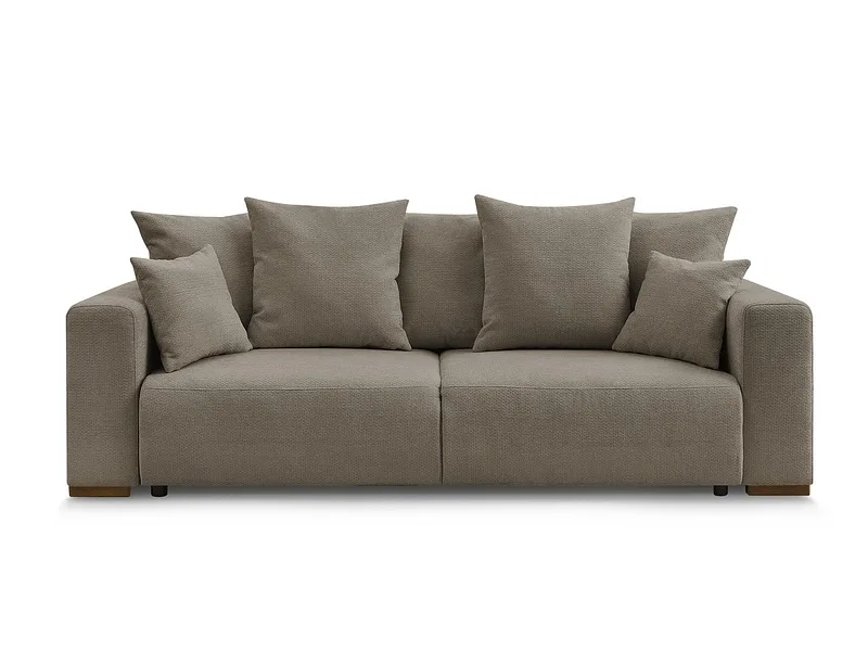 3er Sofa BOBOCHIC SIDONIE Stoff chiniert taupe